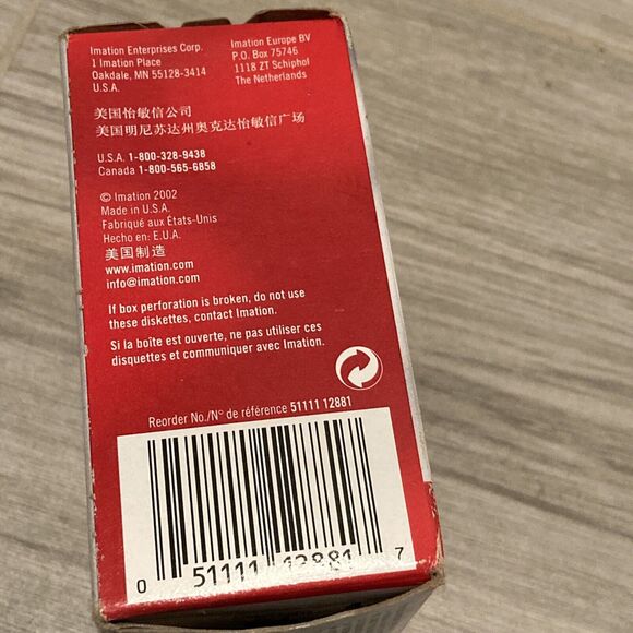 Imation 12881 3.5in. Floppy Disk 1.44MB IBM Diskettes - Picture 3 of 6